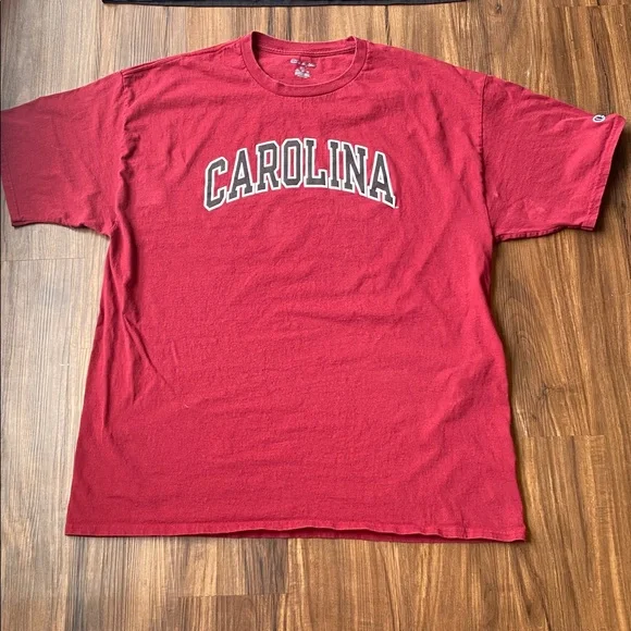 2 Champion CAROLINA Graphic Tees - Garnet & Black - Picture 3 of 9